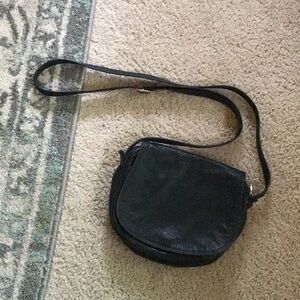 Beautiful Italian leather crossbody Navy blue